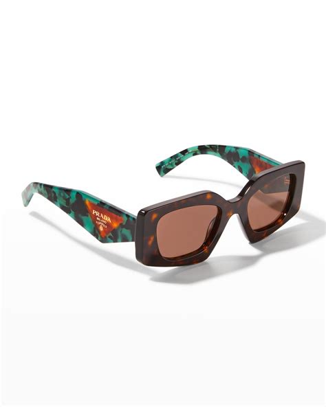 neiman marcus prada sunglasses|Prada rectangular sunglasses.